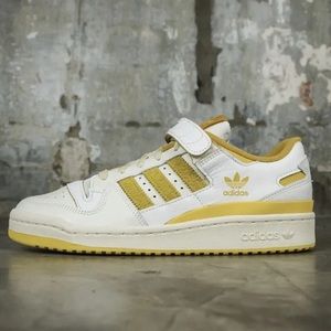 adidas Forum 84 Low White Yellow vintage